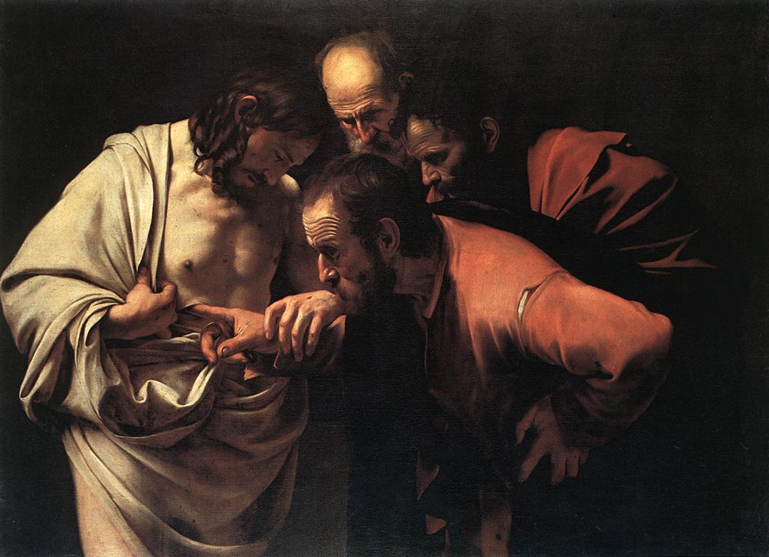 Thomas Lincredulite de Thomas Le Caravage 2dim paques